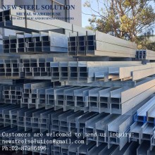 3M 150UC23.4(AUS) POST FOR 100MM TIMBER AND CONCRETE SLEEPER-GALVANISED RETAINING WALL POST